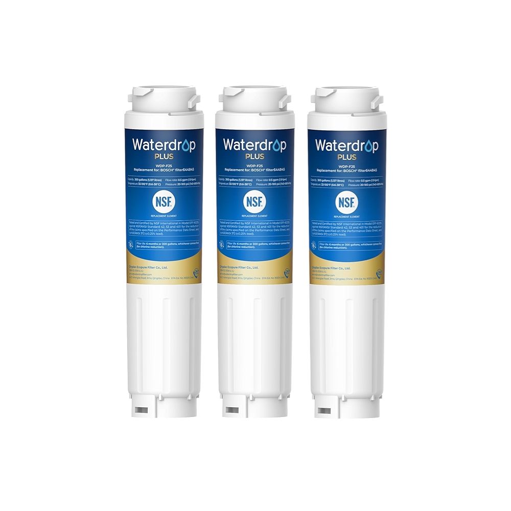 How Waterdrop Plus 644845 NSF Certified Refrigerator Water Filter Improves Taste, Odor, and Water Safety